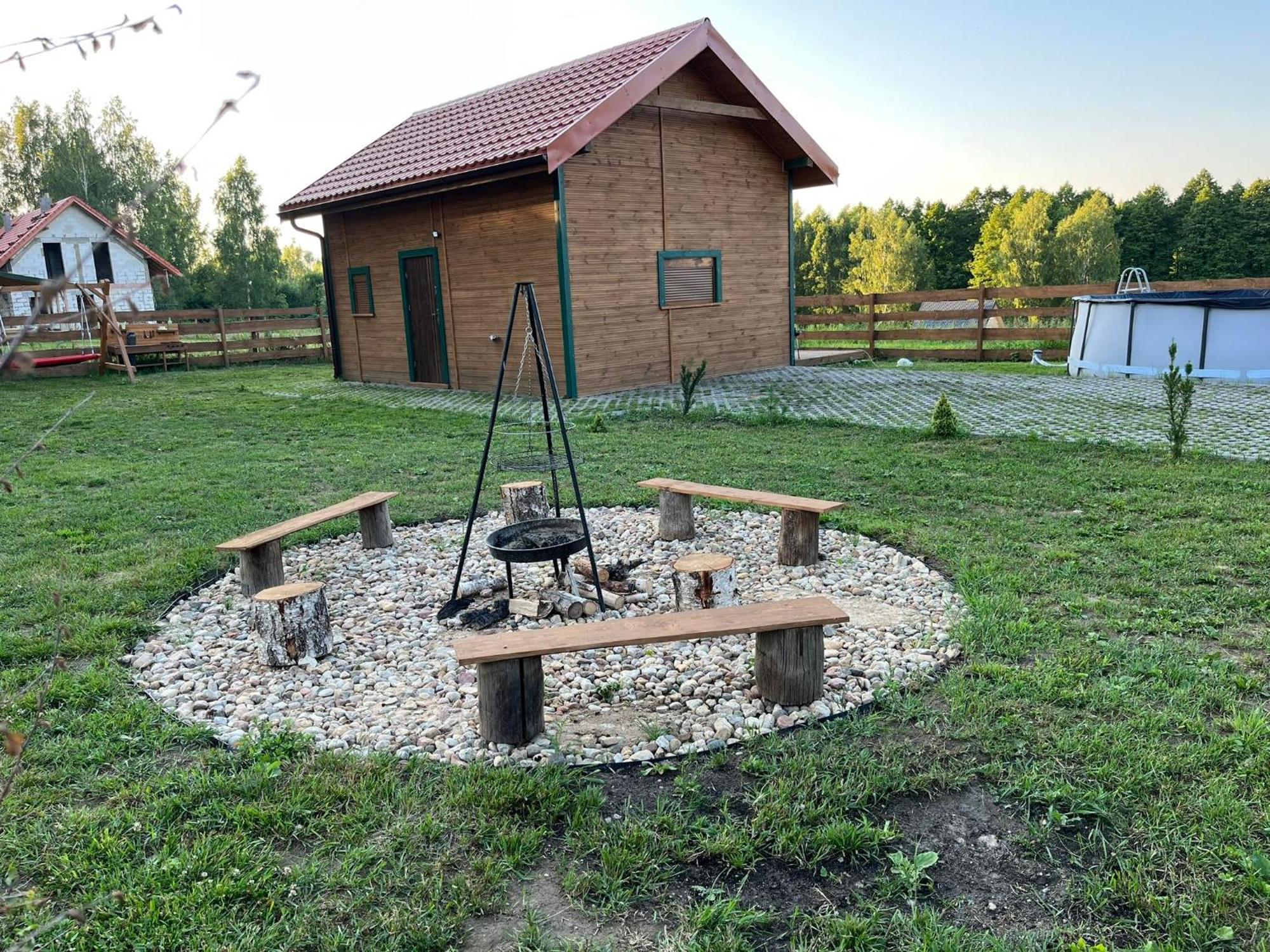 Zielona Chatka Nad Sapina Pozezdrze Ngoại thất bức ảnh